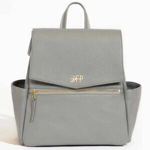Freshly Picked Mini Classic Backpack Grey Vegan Leather
